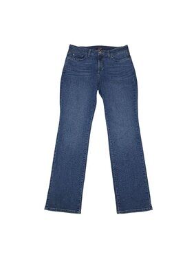 NYDJ Womens Marilyn Straight Jeans Lift Tuck Technology Mid-Rise Size 10